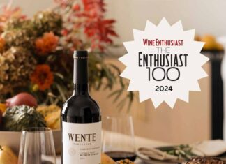 웬티 빈야드(Wente Vineyards), 2024 와인 스펙테이터(Wine Spectator)와 와인 엔수지애스트(Wine Enthusiast) Top100 와인에 각각 이름을 올리다.